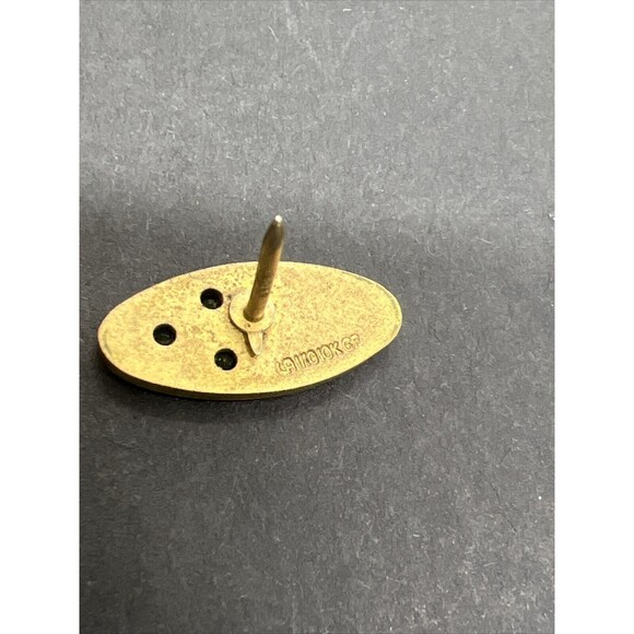Vintage McDonnell Douglas Emerald Service Award Pin 1/10 10kt GF - Picture 5 of 6
